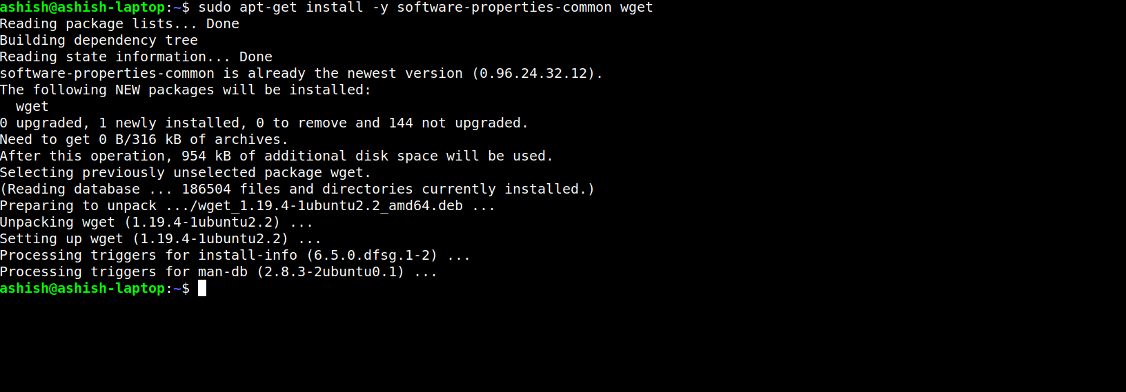 install-wget